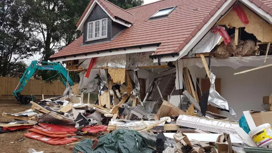 Disgruntled Builder Destroys 5 Homes - Weeks Before New Owners Were Meant To Move In