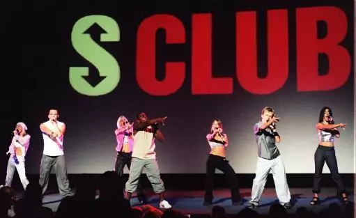 S Club 7 performing back in 1999.