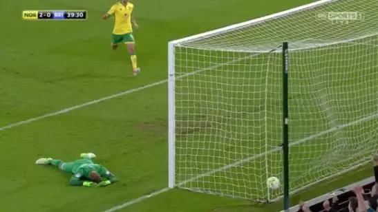 WATCH: Brighton Keeper David Stockdale Scores Two Identical Own Goals