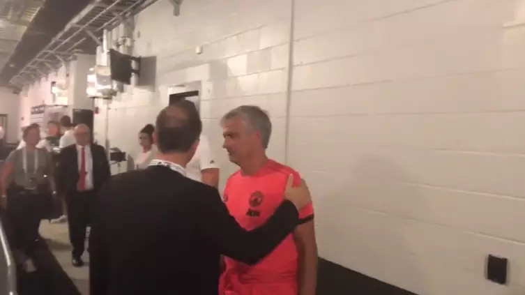 Jose Mourinho And Ed Woodward Filmed Having Really Awkward Chat In Tunnel 