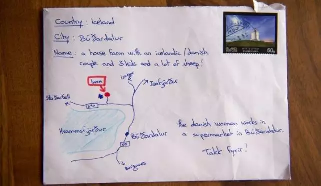 Postie Delivered This Letter Based On A Tourist's Map Instead Of An Address