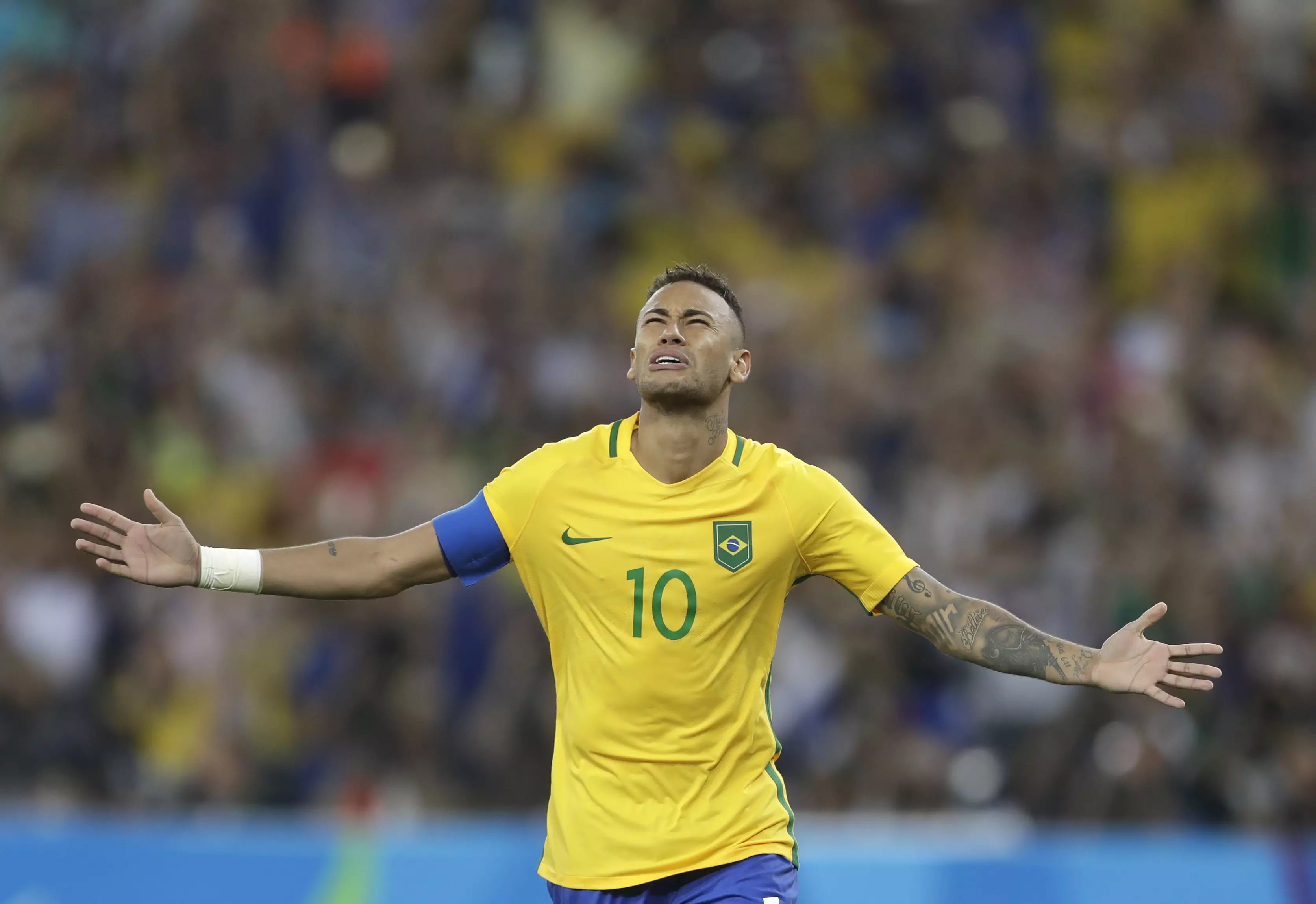 Neymar Shows Off New Tattoo Celebrating Emotional Olympic Victory