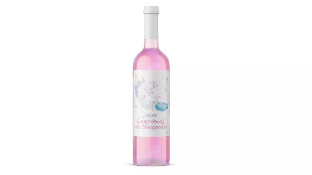Glittery Pink Unicorn Tear Rosé Wine Is Now A Thing