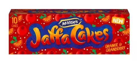 The new Orange and Cranberry Jaffa Cakes (