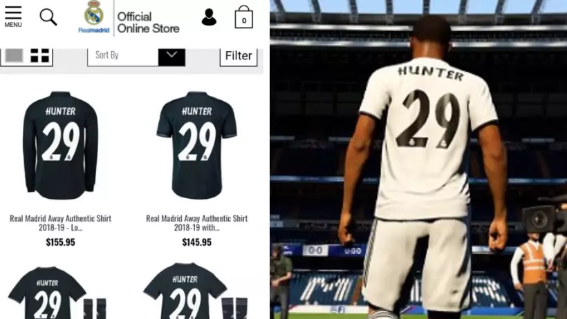 You Can Actually Buy Real Madrid Shirt With 'Alex Hunter' On Back For €155
