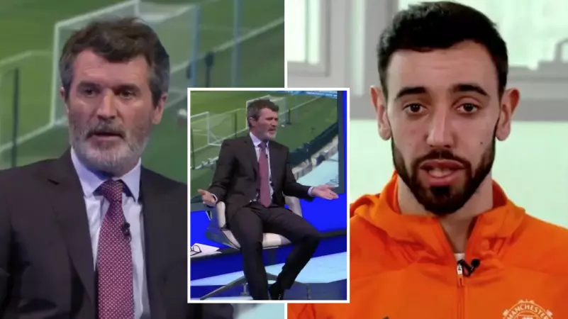 Roy Keane Calls Bruno Fernandes "A Baby" And Tells Him To "Get On With It" After Recent Interview 