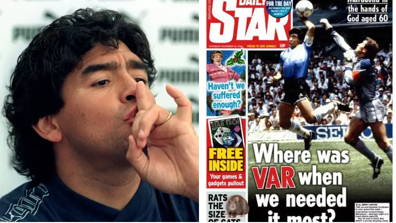 Football Fans Slam English Media's Coverage Of Diego Maradona's Death