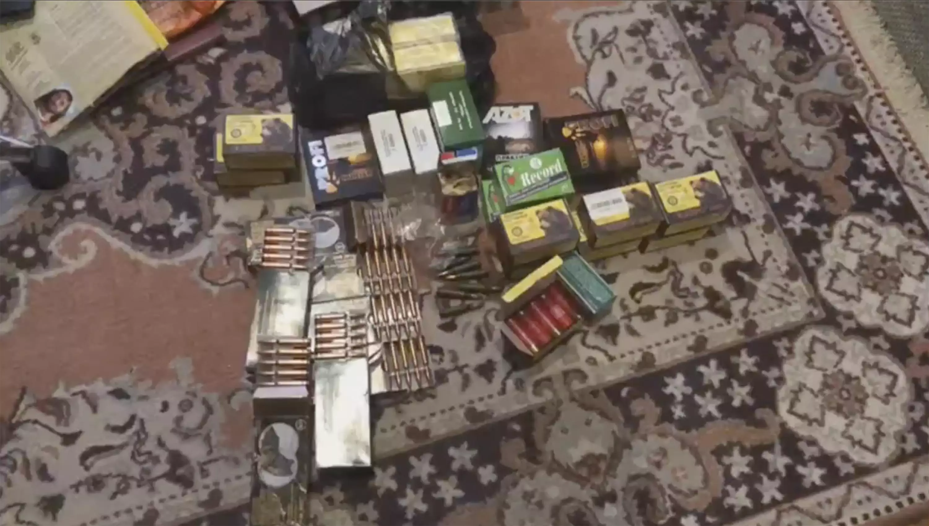 Cartridges found in Torop's house.