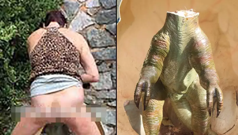 Police Hunting Woman Who Performed Public Sex Act On Model Dinosaur
