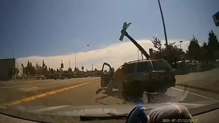 Man Hurls Axe At Motorist’s Windscreen In Shocking Road Rage Incident
