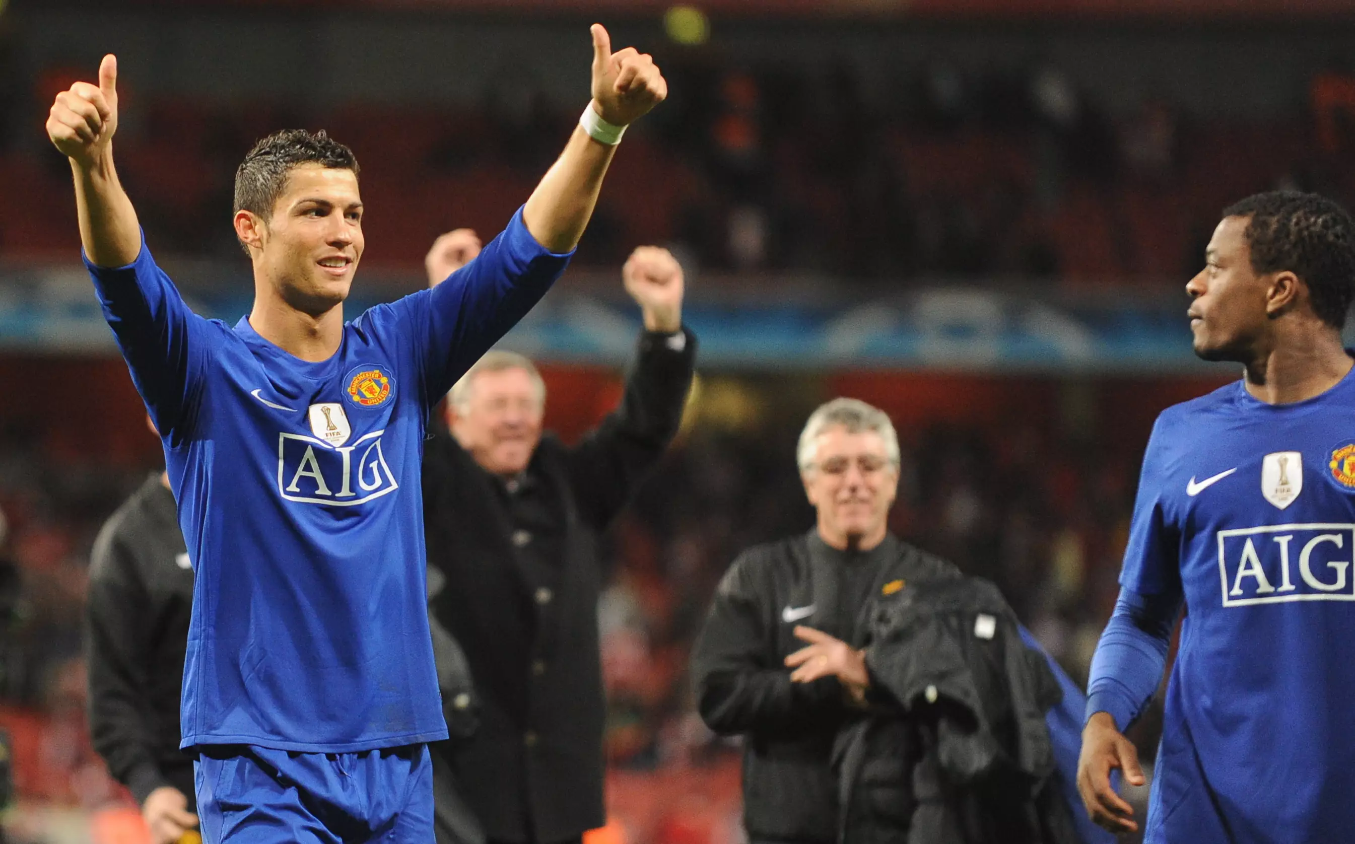 Ronaldo celebrates sending his side through to the final. Image: PA Images