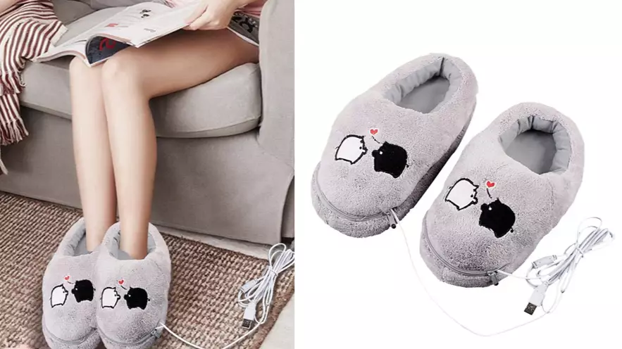 These Adorable Pig Slippers Are Heated To Keep Your Toes Toasty