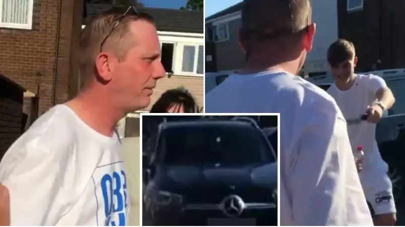 Manchester United Star Brandon Williams Buys His Father A New Mercedes For His Birthday 
