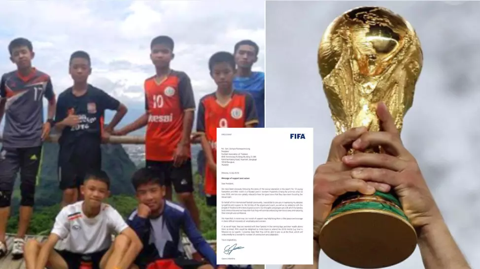 FIFA Invite All 12 Boys And Their Coach Rescued From Cave To The World Cup Final