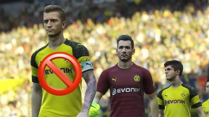 Bad News For Pro Evo 2019 As They Lose Borussia Dortmund Licence 