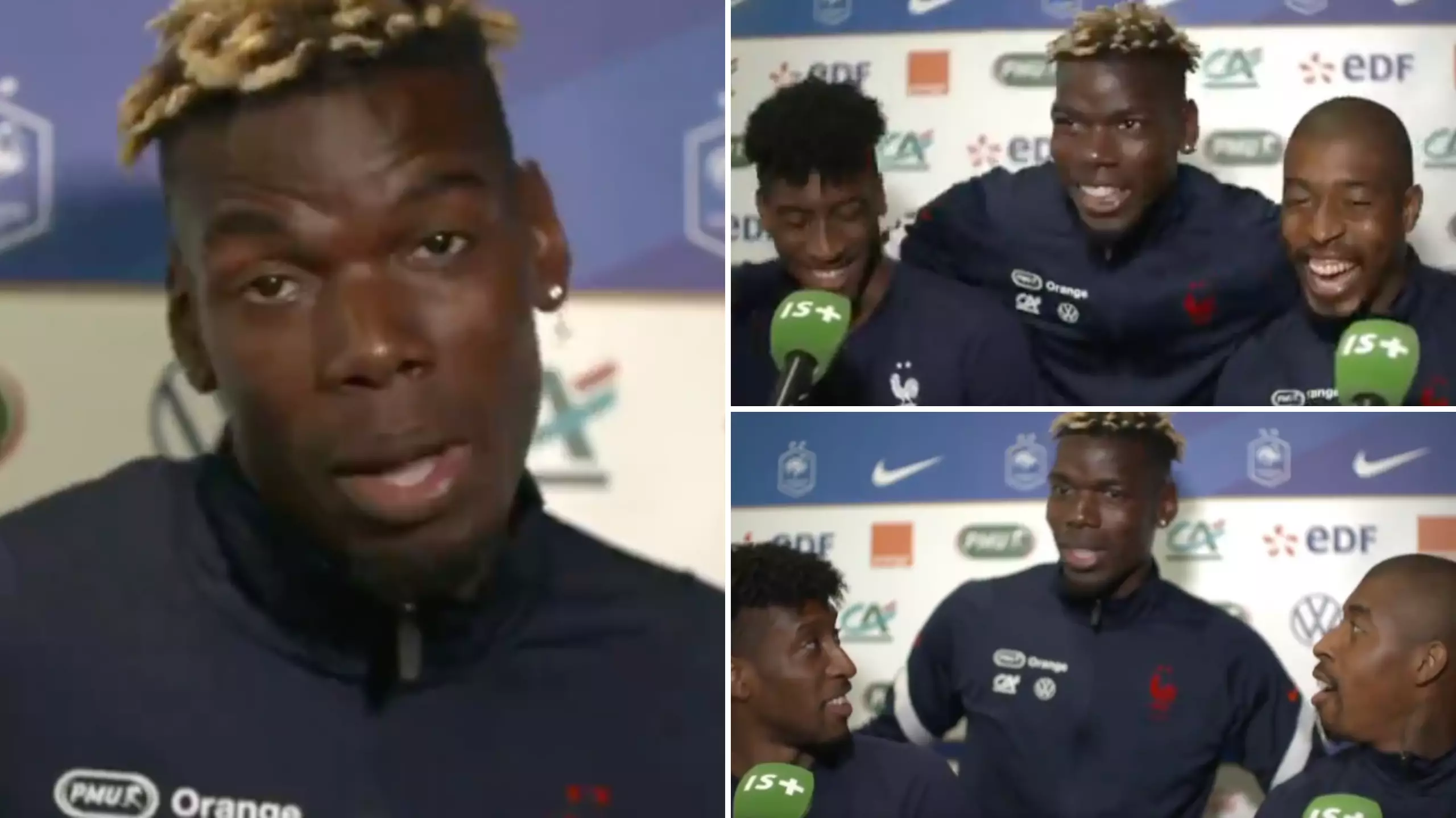 Paul Pogba Had A Priceless Reaction When Asked About 'Contact' With Paris Saint-Germain