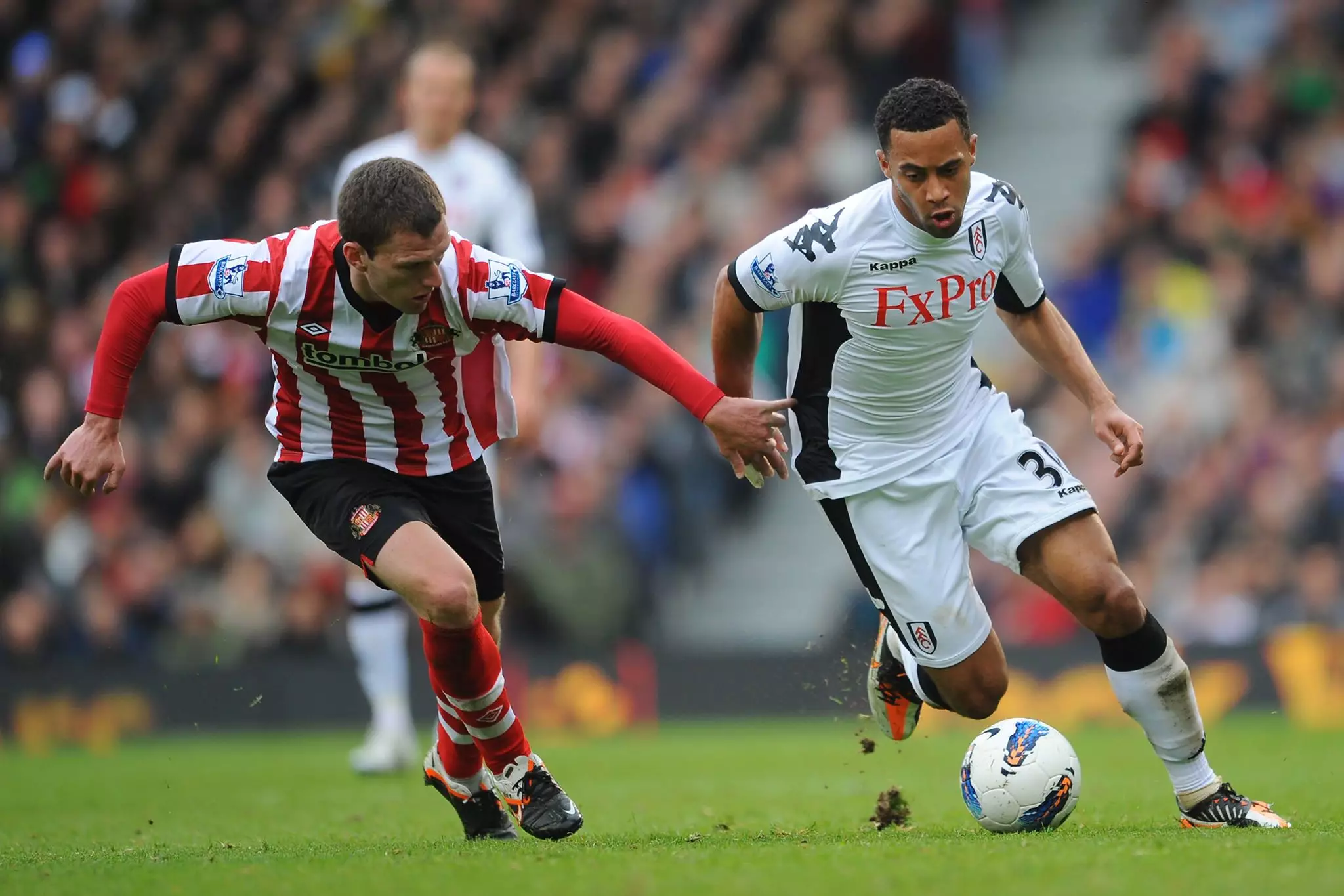 Dembele in action for Fulham. Image: PA