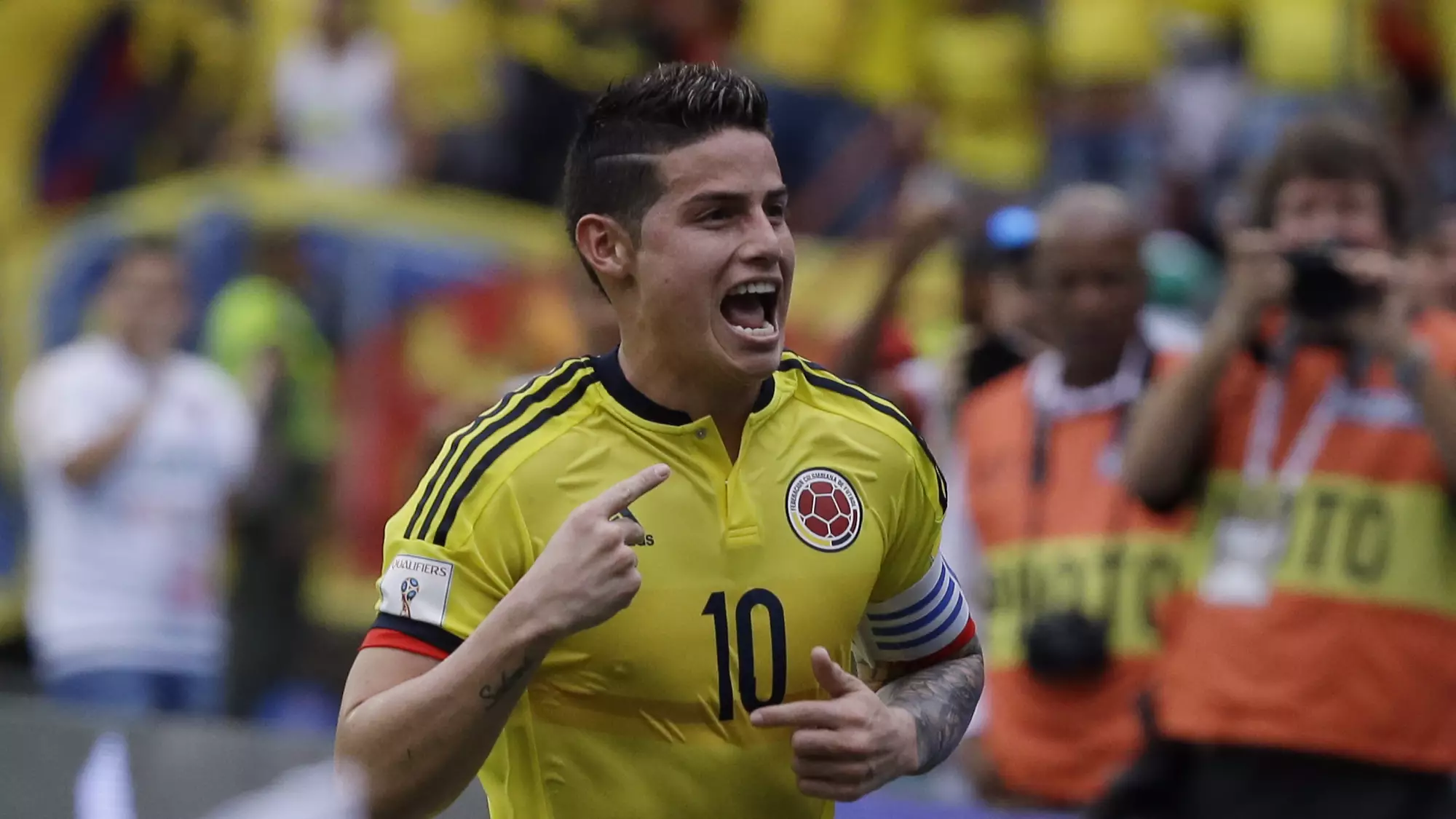 Colombia Captain James Rodriguez Annoys Fans With Rude Gesture