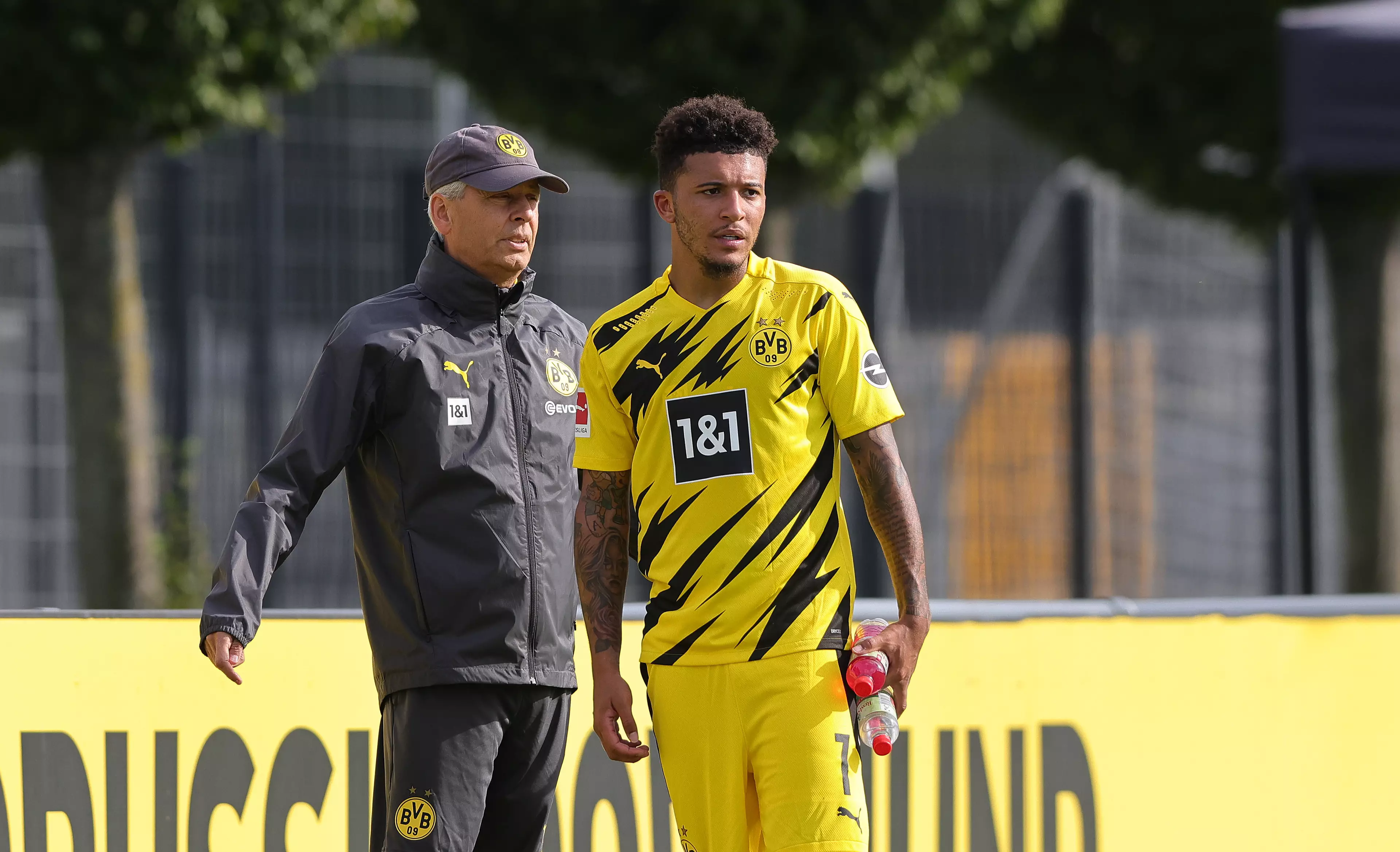 Sancho is back in training for Dortmund. Image: PA Images