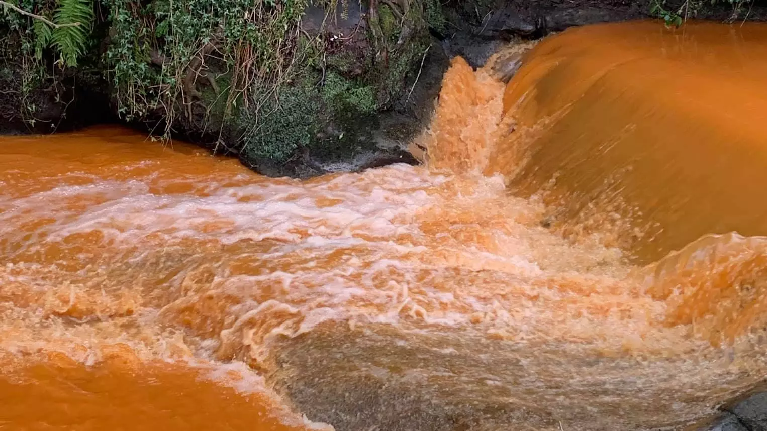 Mystery As Scottish River Turns Orange Like Irn Bru