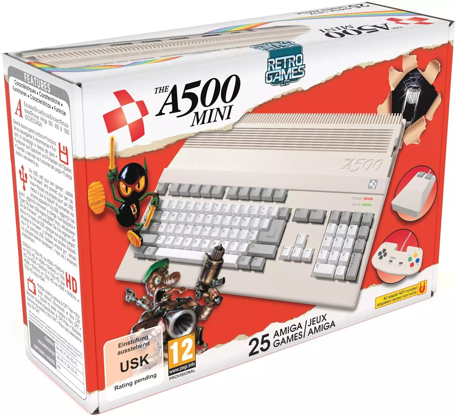 The A500 Mini's box art /