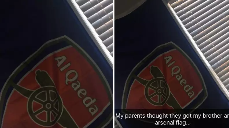 Arsenal Fan's Parents Accidentally Bought Him An 'Al-Qaeda' Flag