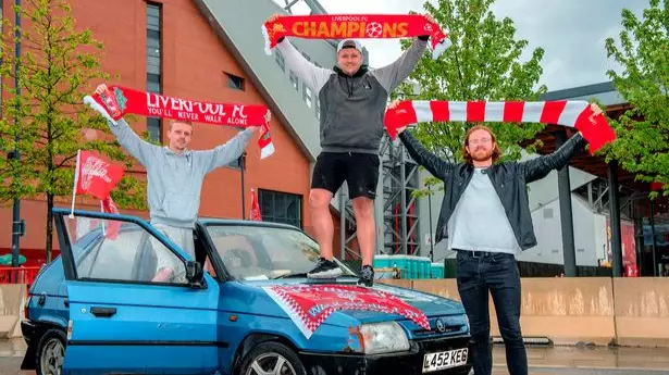 Liverpool Fan Who Drove £40 Car To Champions League Final Makes It Back To Anfield