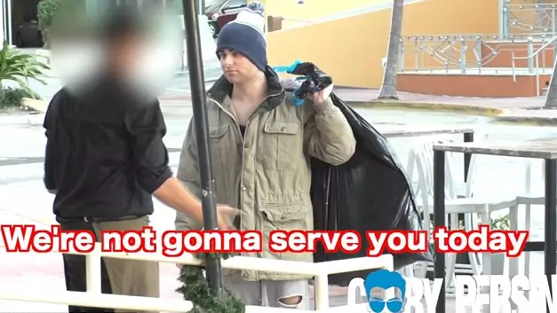 'Billionaire' YouTuber Pretends To Be Homeless And Stuns Florida Restaurant Host