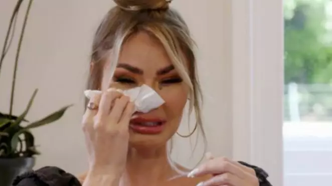 Chloe sobbed as she discussed her relationship with Pete (