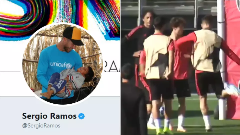 Sergio Ramos Responds After Losing His Rag With Real Madrid Youngster In Training