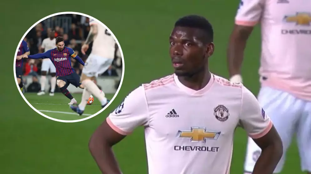Paul Pogba's Reaction To Lionel Messi's Stunning Individual Goal Is Absolutely Priceless 