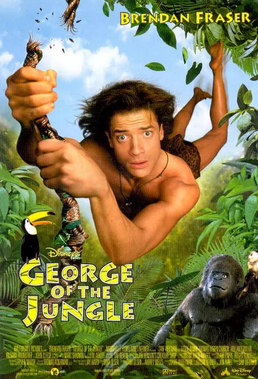 Brendan Fraser starred in 'George of the Jungle' in 1997. (