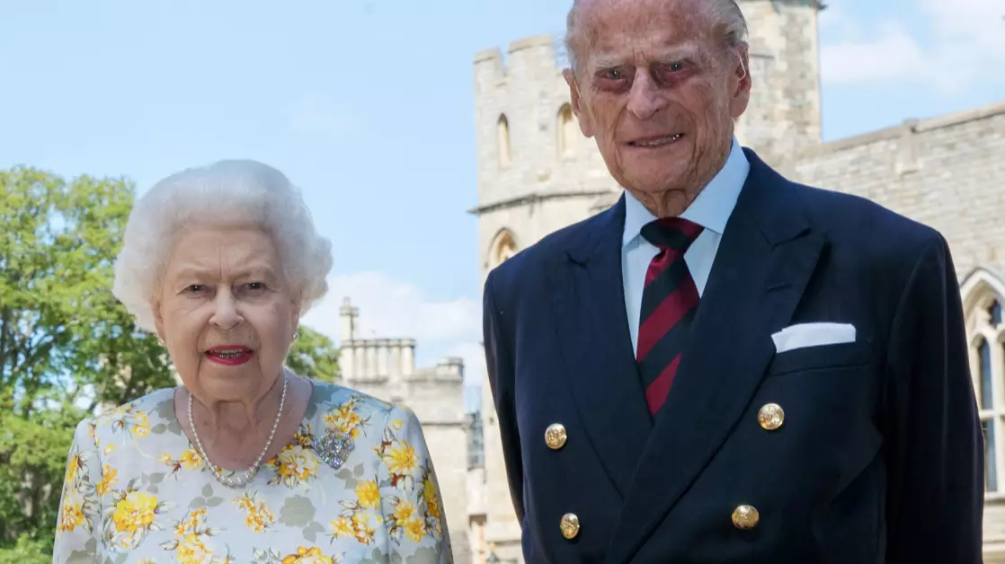 ​The Queen And Prince Philip Stand Side By Side For Birthday Snap