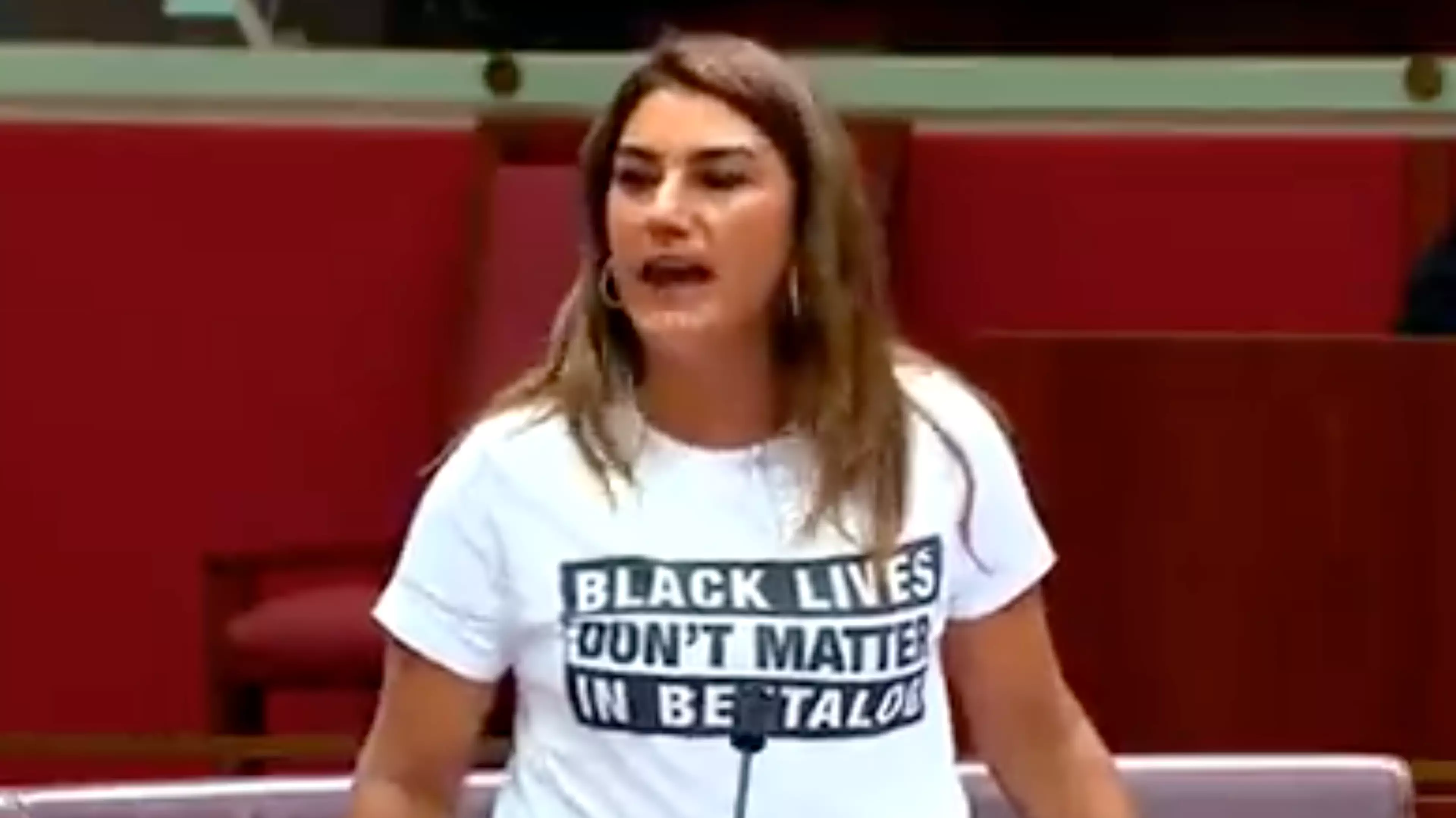 Aussie Politician Gets Booted From Senate Floor After Unveiling Black Lives Matter T-Shirt