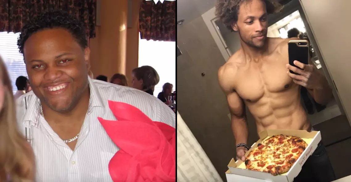 Guy Loses Almost 13st While Still Eating Pizzas, McDonald's And Crisps