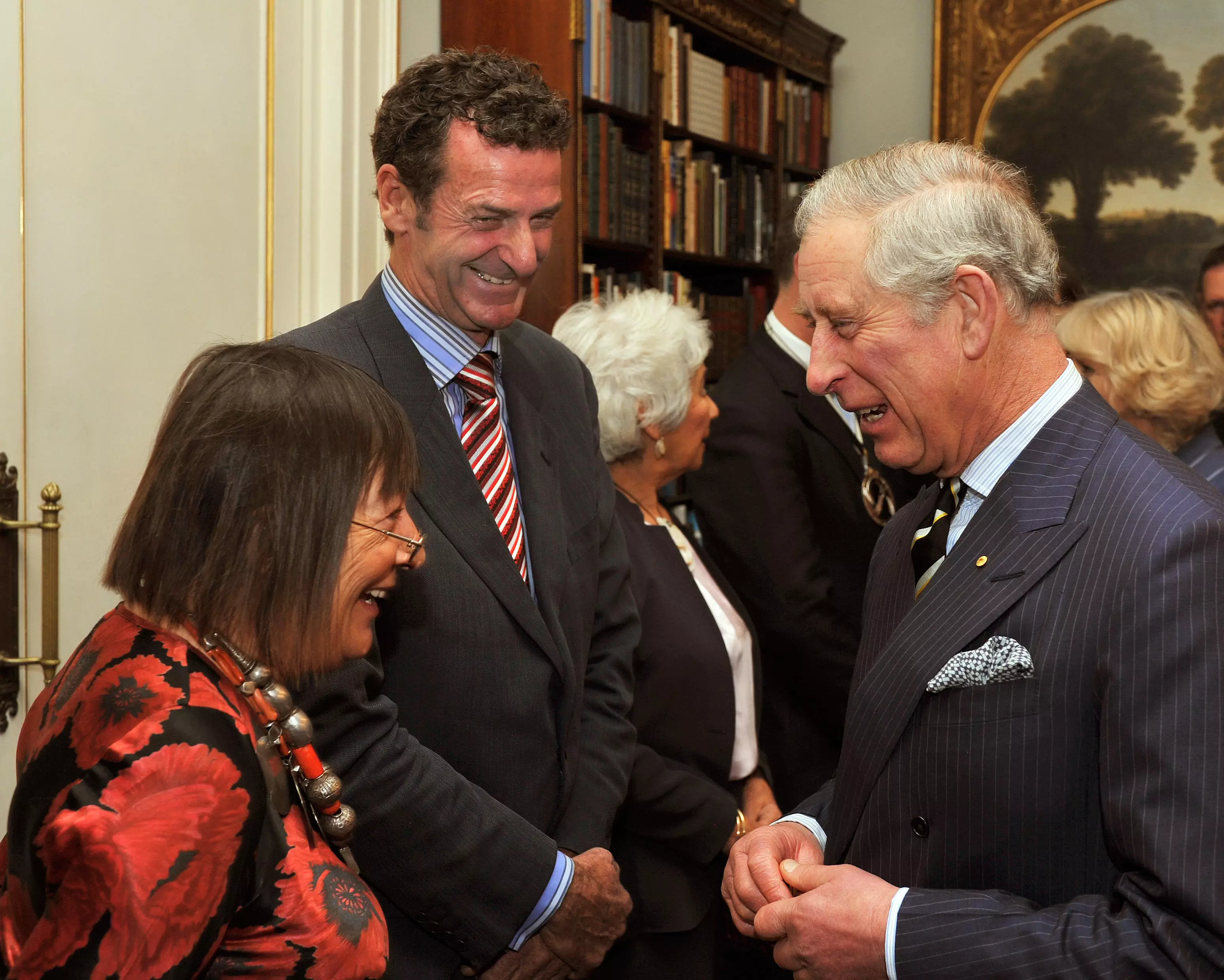 Mark Todd with Prince Charles.