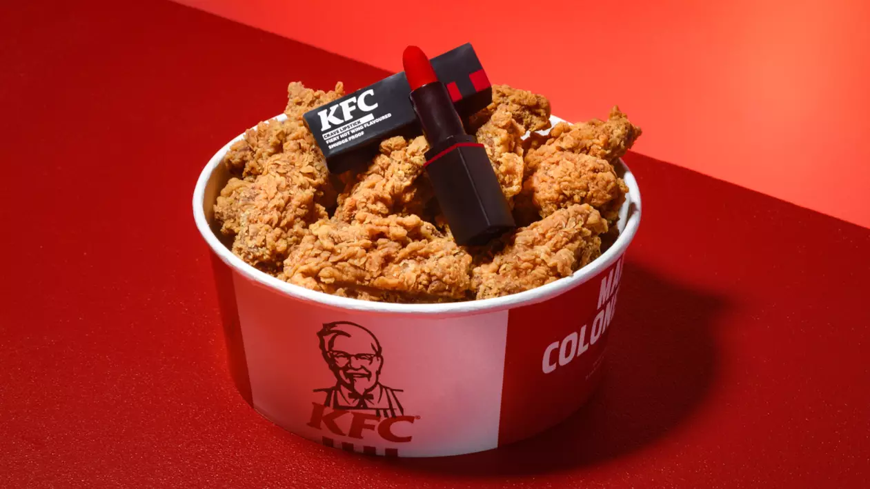 KFC Launches Limited Edition Lipsticks That Taste Of Hot Wings
