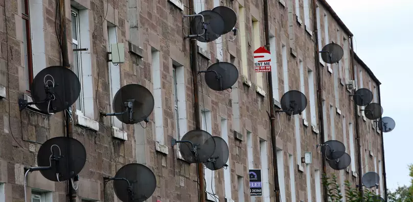 Views of satellite dishes outside building may be a thing of the past.