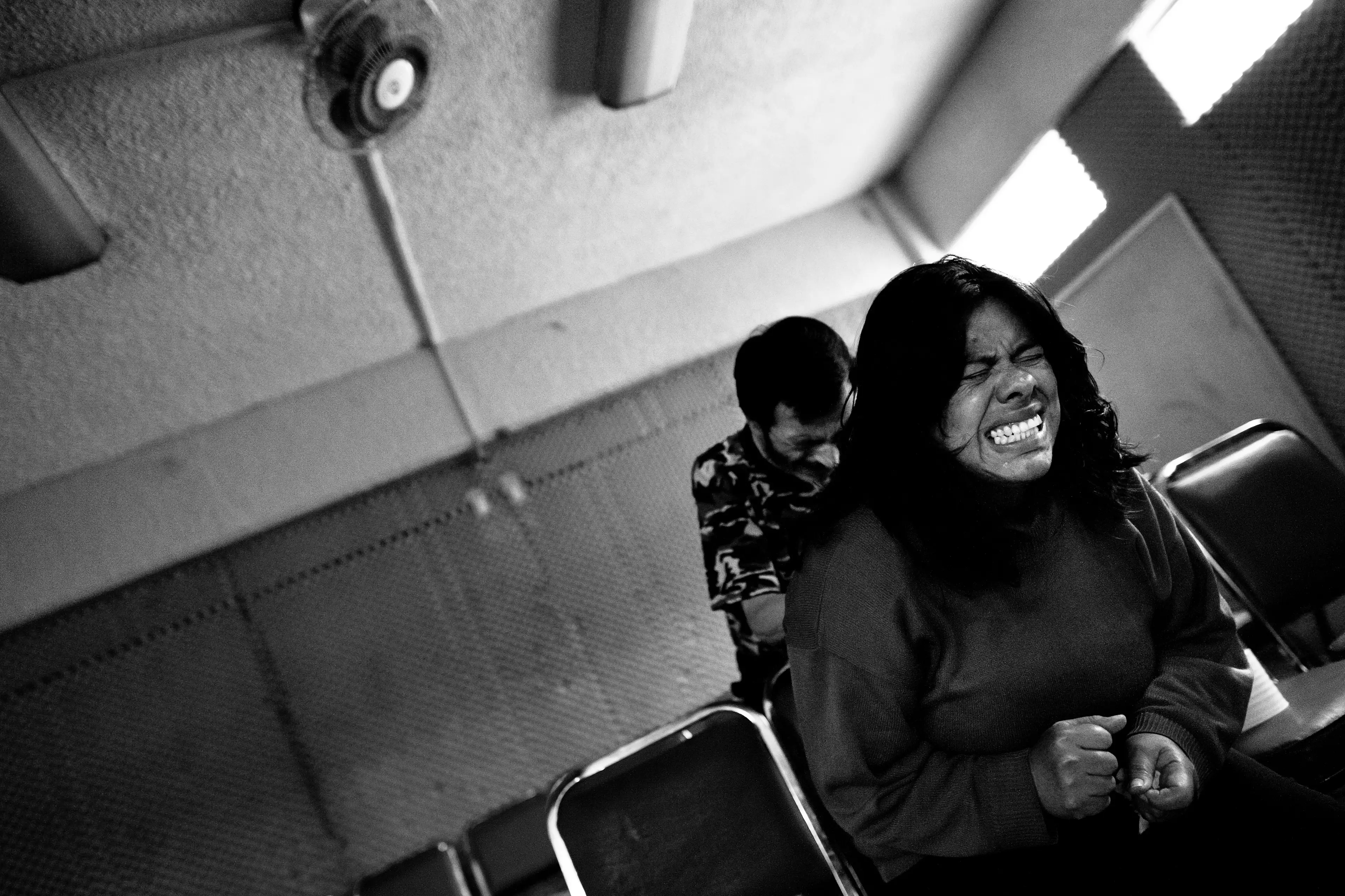 A woman being exorcised in Mexico.