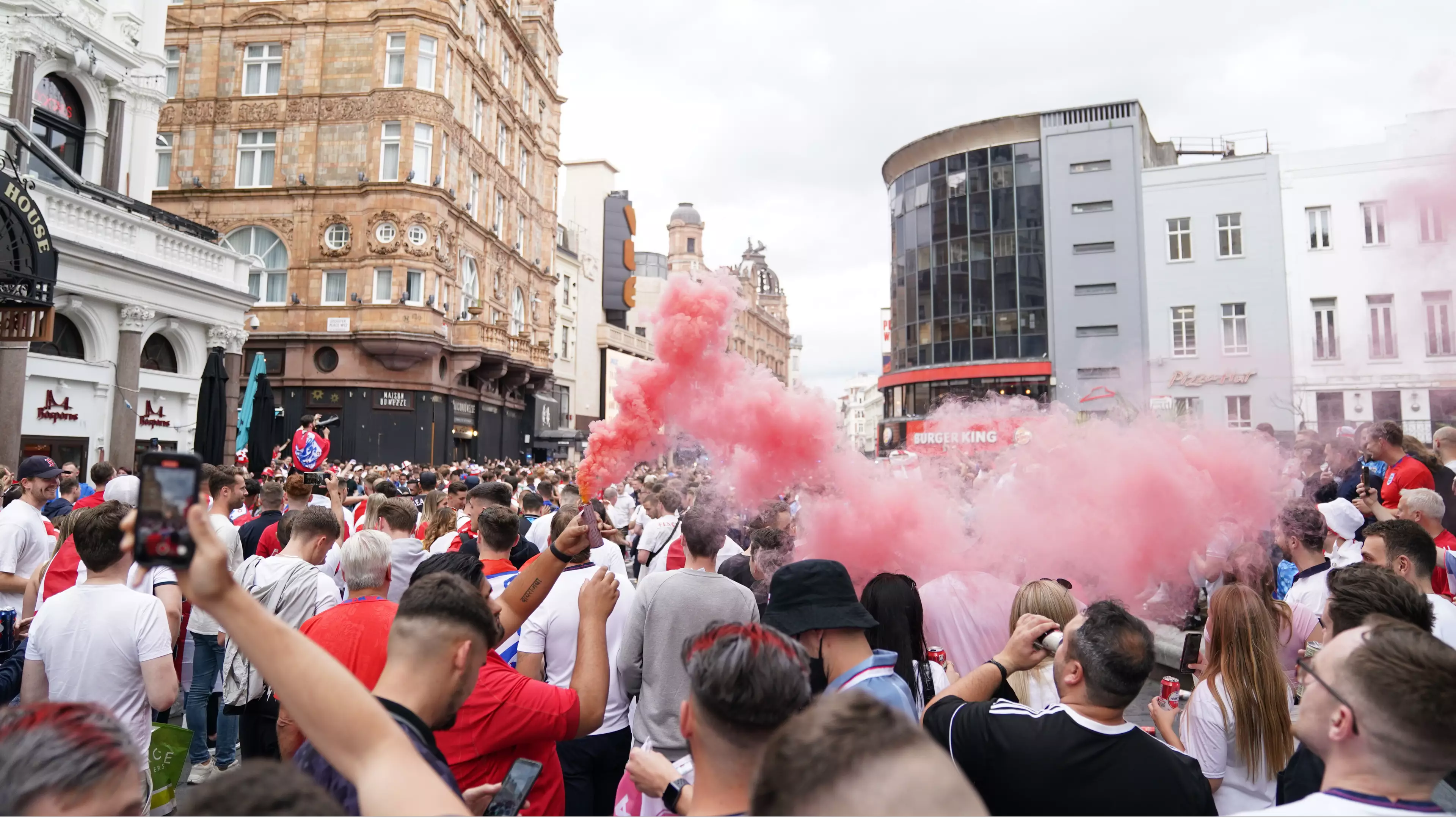 London Thrown Into Chaos As England Fans Gather Ahead Of Final