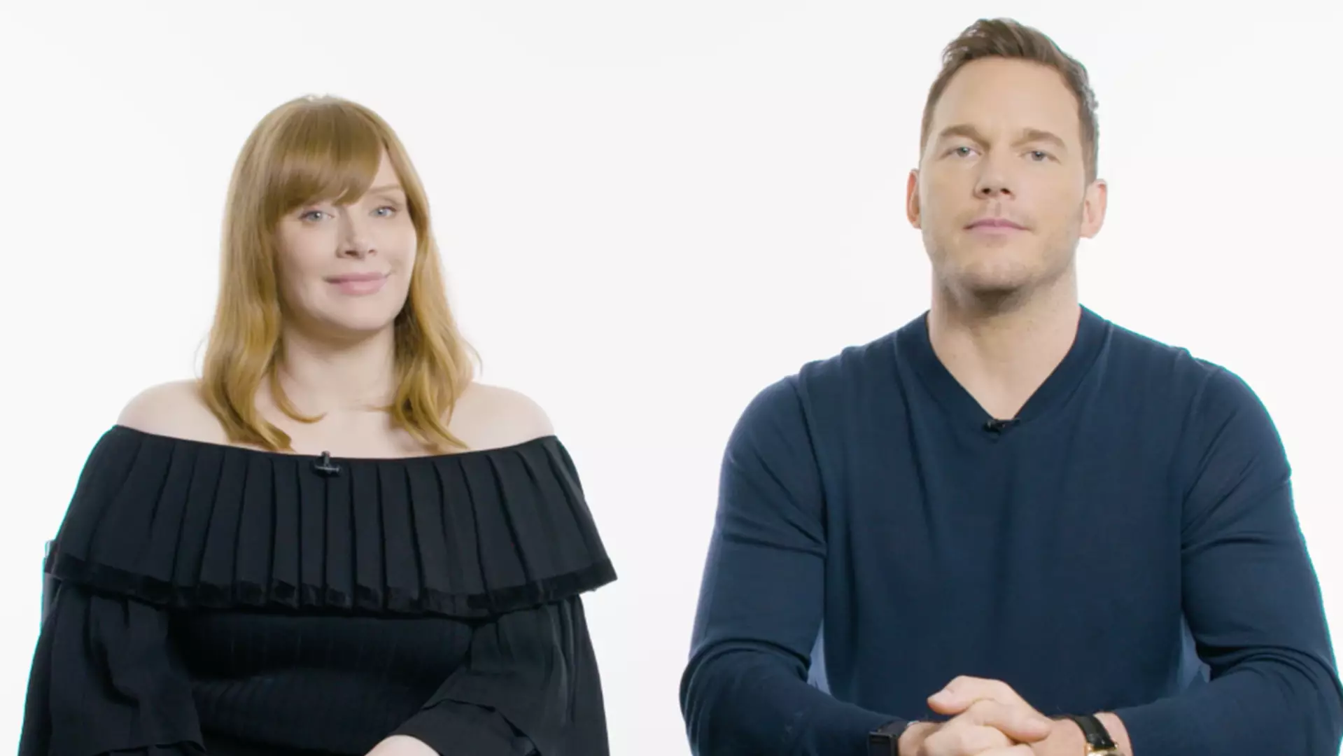 Rate My Dinosaur: Chris Pratt And Bryce Dallas Howard Rate Your Videos