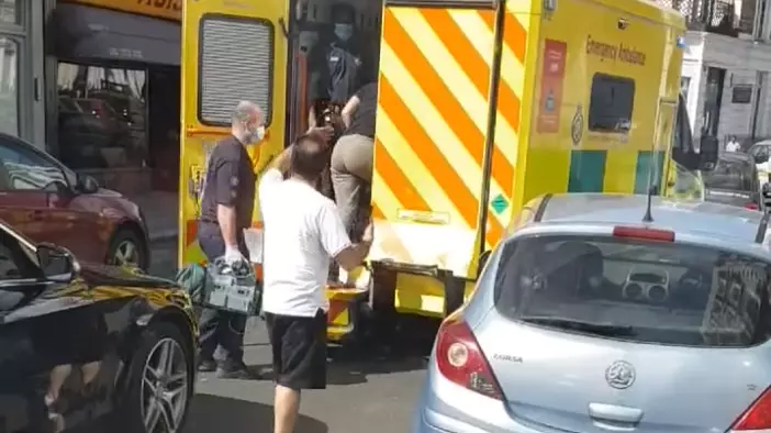 ​Mercedes Driver Filmed Telling Paramedics Off For 'Blocking The Road'