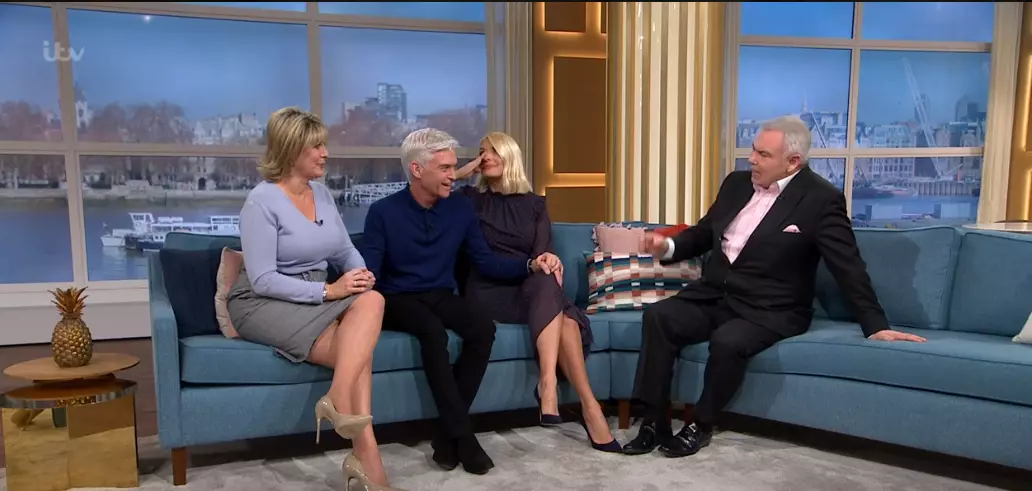 Phil was joined by Holly, Ruth and Eamonn on the 'This Morning' sofa (