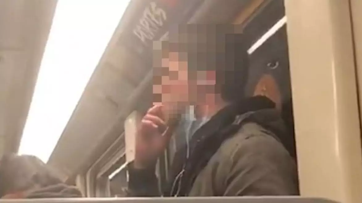 Man Arrested After Licking Hand And Wiping It On Subway Handrail 