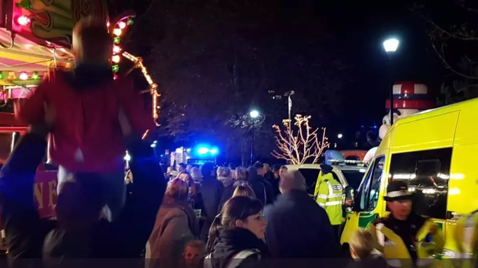 Six Children Injured At Evacuated Fireworks Event After 'Inflatable Slide Collapse'
