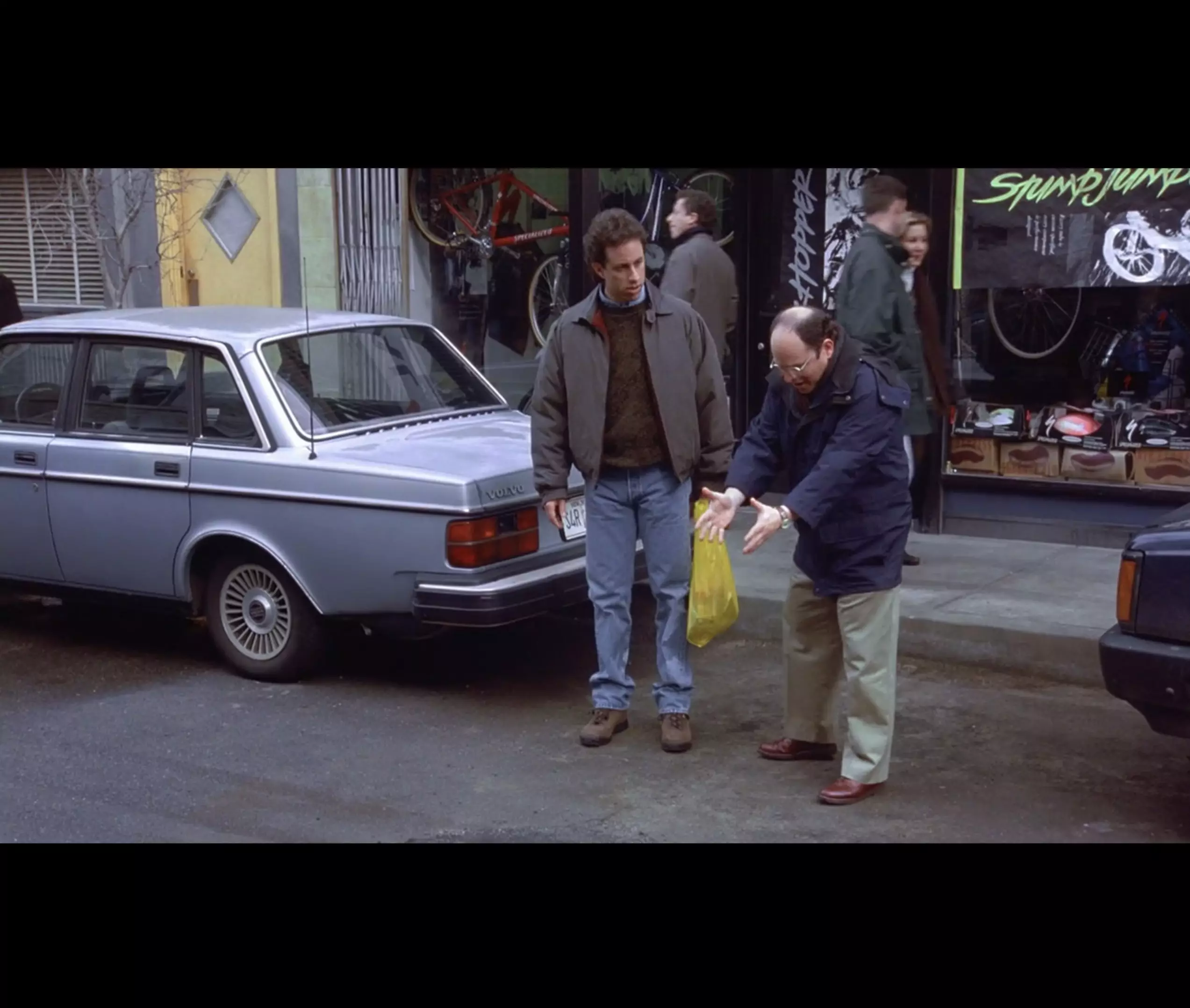 Seinfeld episode 'The Pothole', sans pothole.