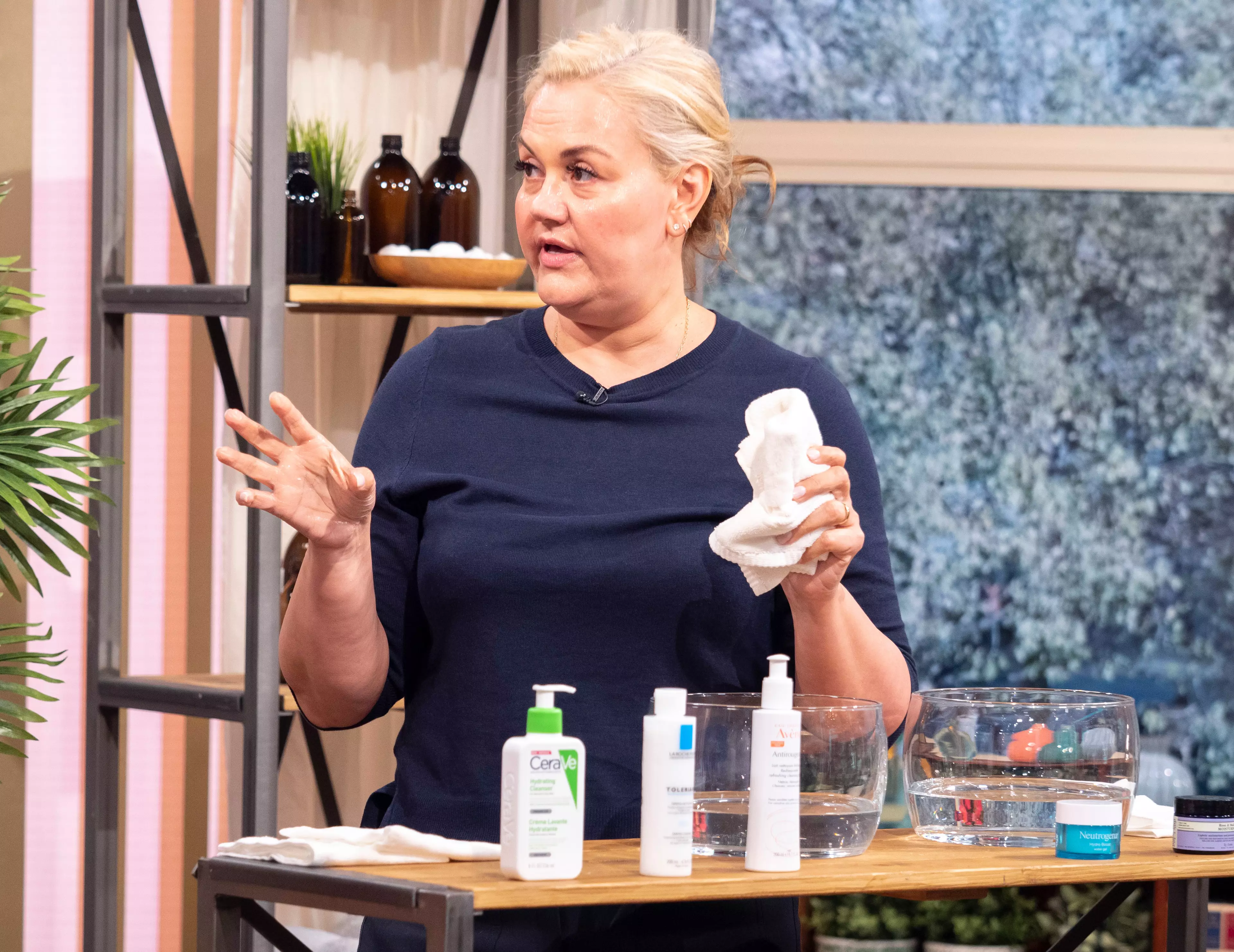 Caroline Hirons appears as a beauty expert on This Morning (