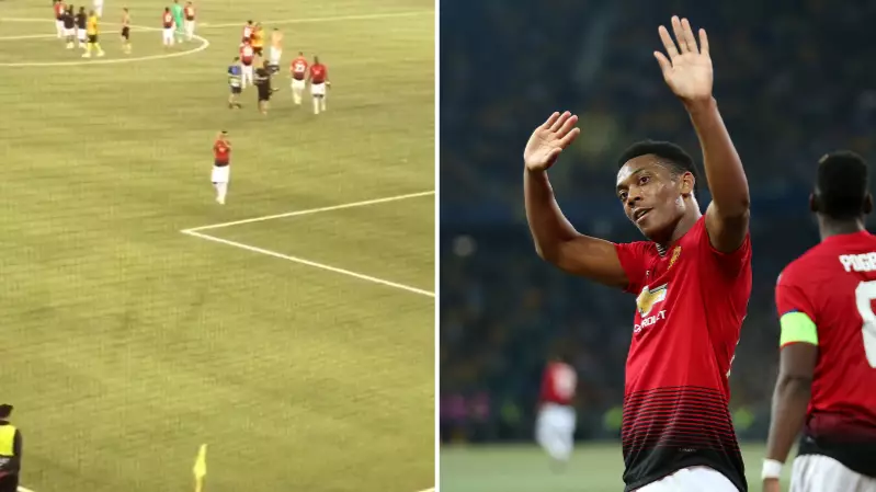 Anthony Martial Applauds Manchester United Fans As They Serenade Him