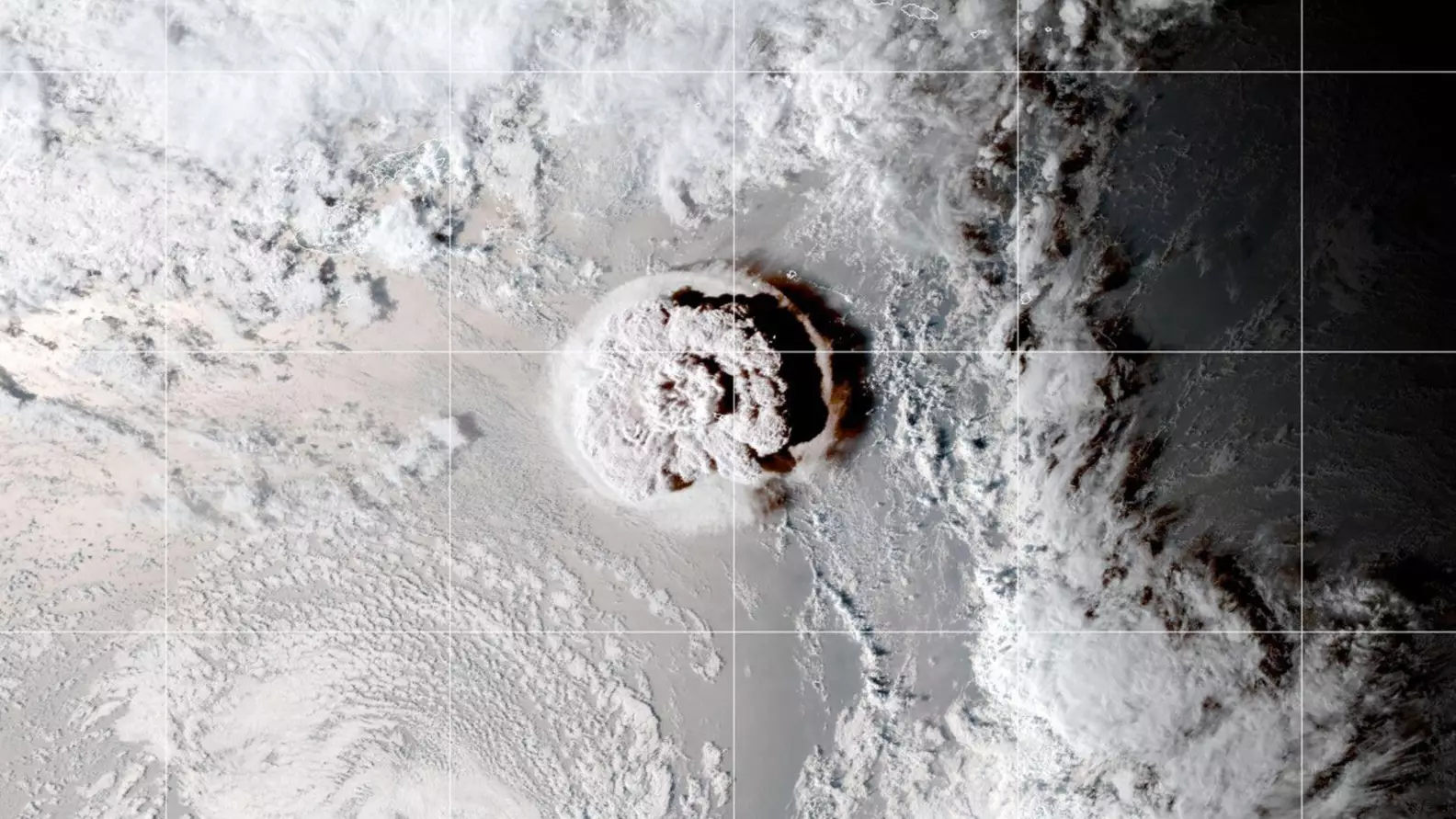 Tongan Volcano Eruption Captured In Terrifying Detail From Space