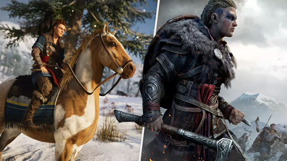 'Assassin's Creed Valhalla' Player Takes 100 Hours To Learn Invaluable Horse Trick 